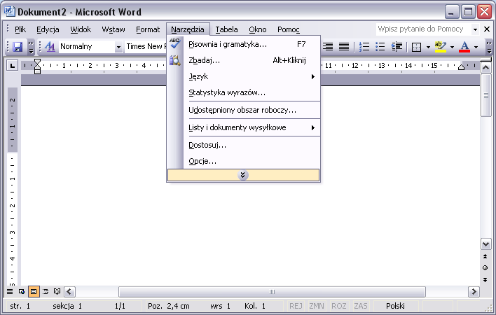 word2003_makro_Trados_3 Narzędzia - Szablony i dodatki - Word 2003